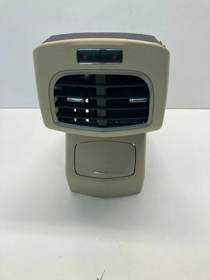 13-16 LINCOLN MKZ RR CENTER CONSOLE A/C VENT COVER TRIM W/ HEATED SEATS SWITCH