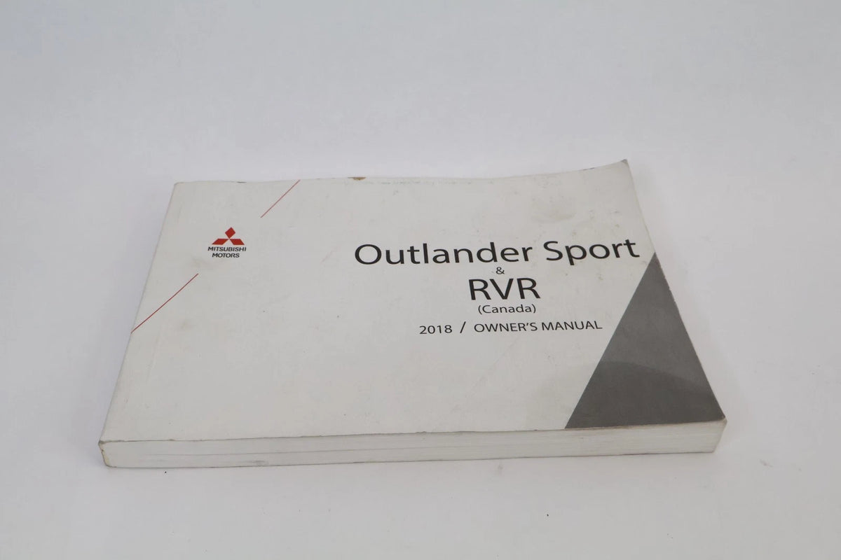 2018 MITSUBISHI OUTLANDER SPORT & RVR OWNERS MANUAL WARRANTY HANDBOOK GUIDE OEM