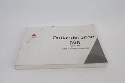 2018 MITSUBISHI OUTLANDER SPORT & RVR OWNERS MANUAL WARRANTY HANDBOOK GUIDE OEM