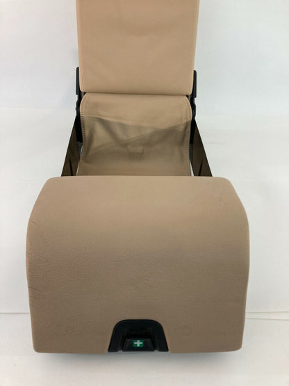 1995-2001 BMW 740iL Rear Seat Center Middle Armrest Arm Rest Beige Assembly OEM