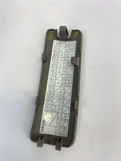 2011-2017 HONDA ODYSSEY INTERIOR LOWER DASH FUSE BOX ACCESS LID COVER 83113-TK8