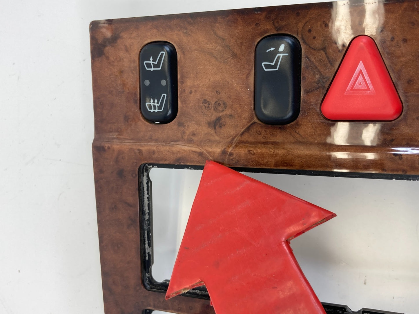 98-02 Mercedes-Benz E430 Hazard Door Lock Switch Control Panel 210-820-01-51 OEM