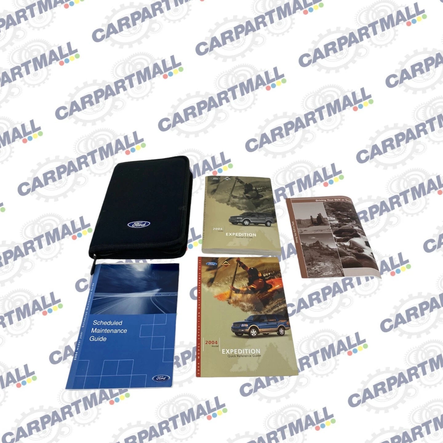 2004 FORD EXPEDITION OWNERS MANUAL REFERENCE GUIDE W/ CASE OEM