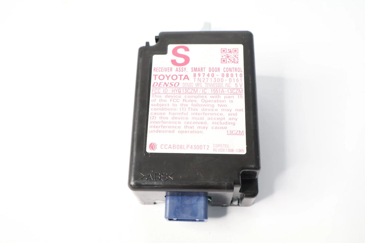 2011-2020 TOYOTA SIENNA KEYLESS ENTRY SMART KEY RECEIVER MODULE 89740-08010 OEM