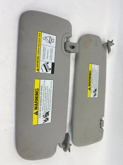2013-2018 HYUNDAI SANTA FE SPORT SUN VISOR PAIR LH RH CLIPS ASSEMBLY OEM FACTORY