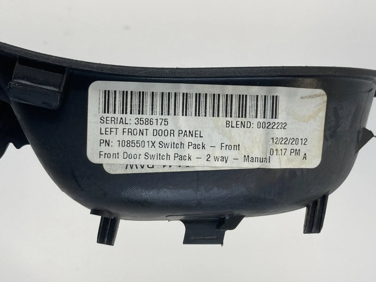 2012-2018 FORD FOCUS DOOR LEFT DRIVER MASTER WINDOW MIRROR SWITCH 1085501X OEM