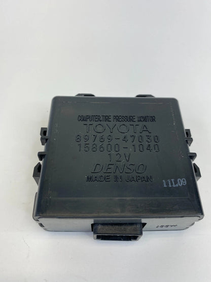 09-15 TOYOTA PRIUS TIRE PRESSURE MONITORING SYSTEM CONTROL MODULE 89769-47030