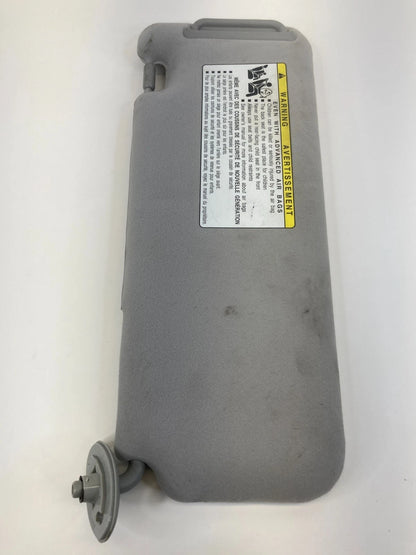 2005-2010 SCION TC ROOF RIGHT RH PASSENGER SIDE SUN VISOR GRAY CLOTH OEM