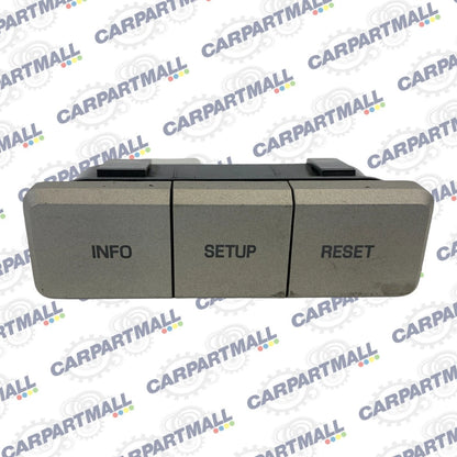 2007-2009 LINCOLN MKZ FRONT DASH INFO SET UP RESET CONTROL SWITCH 6H6T-10D889