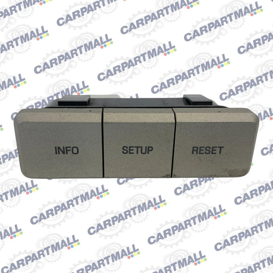 2007-2009 LINCOLN MKZ FRONT DASH INFO SET UP RESET CONTROL SWITCH 6H6T-10D889