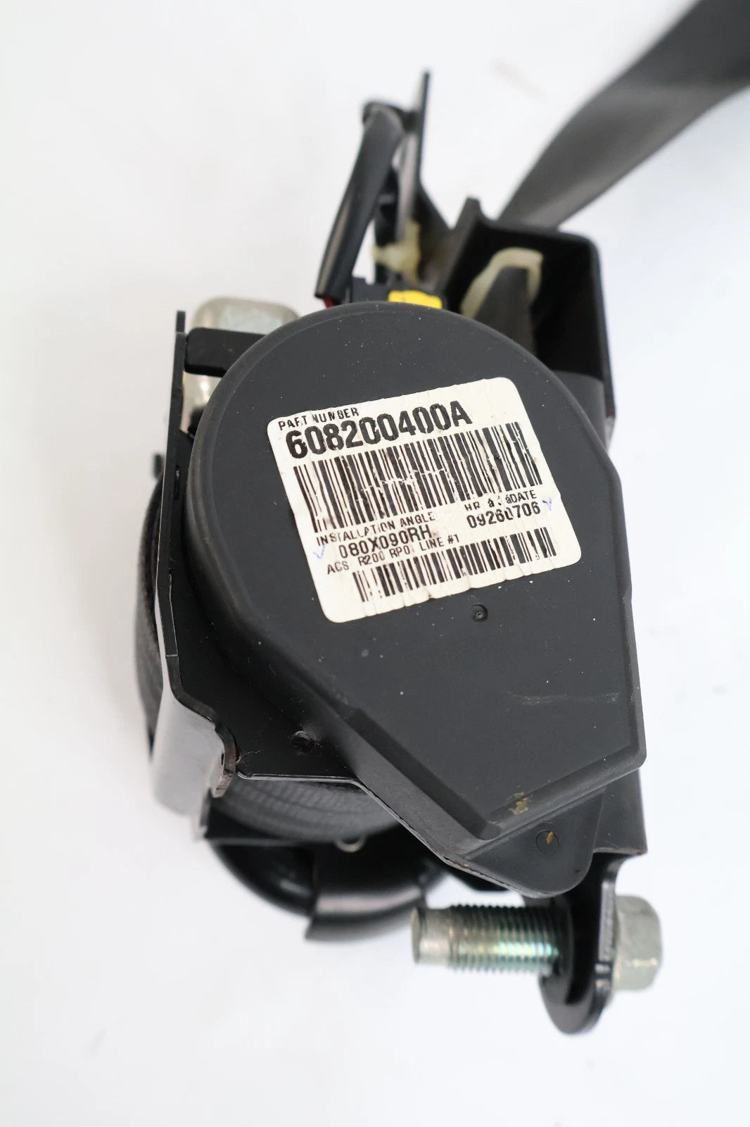 2007-2011 HONDA CR-V FRONT RIGHT PASSENGER SEAT BELT RETRACTOR 608200400A OEM