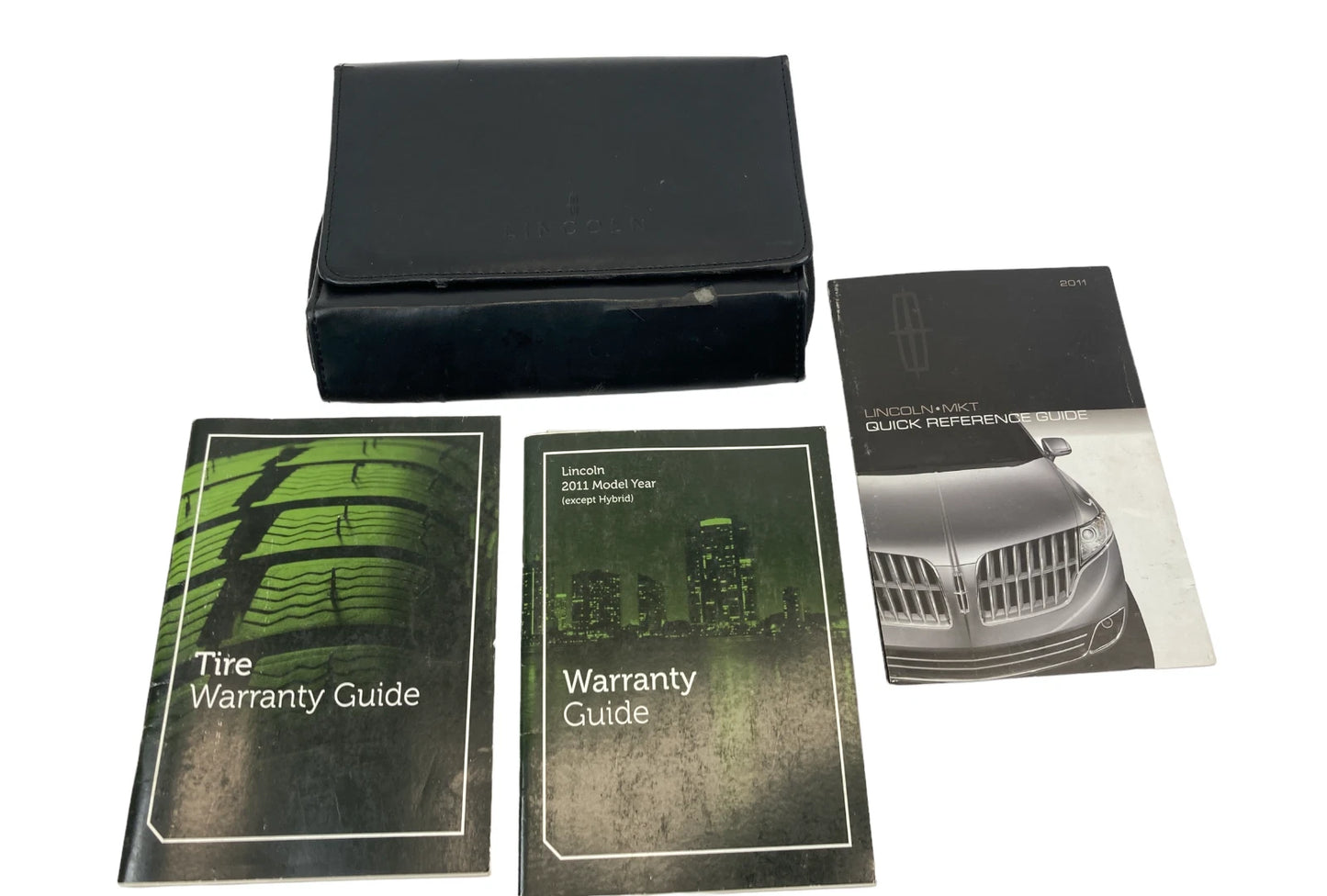 2011 11 LINCOLN MKT QUICK REFERENCE MANUAL WARRANTY GUIDE SET W/ CASE OEM