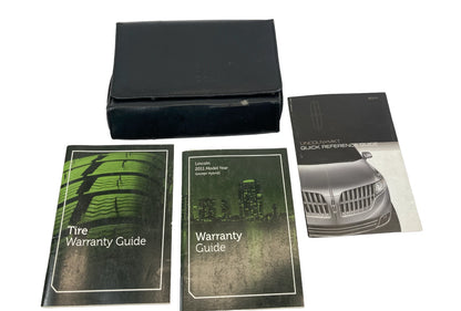 2011 11 LINCOLN MKT QUICK REFERENCE MANUAL WARRANTY GUIDE SET W/ CASE OEM