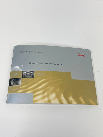 2000 AUDI A6 OWNERS MANUAL QUICK REFERENCE GUIDE BOOK SET W/ CASE OEM