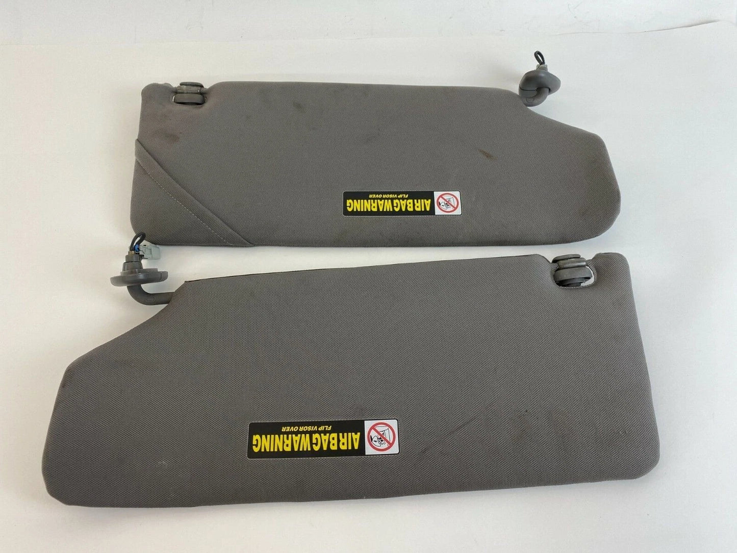 2008-2010 HONDA ODYSSEY W SUNROOF SUNVISOR SUN VISOR W/ LIGHT SET GRAY OEM