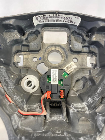 2012-2014 VOLKSWAGEN JETTA LEFT SIDE DRIVER STEERING WHEEL 5C0-419-091-AMUSZ OEM
