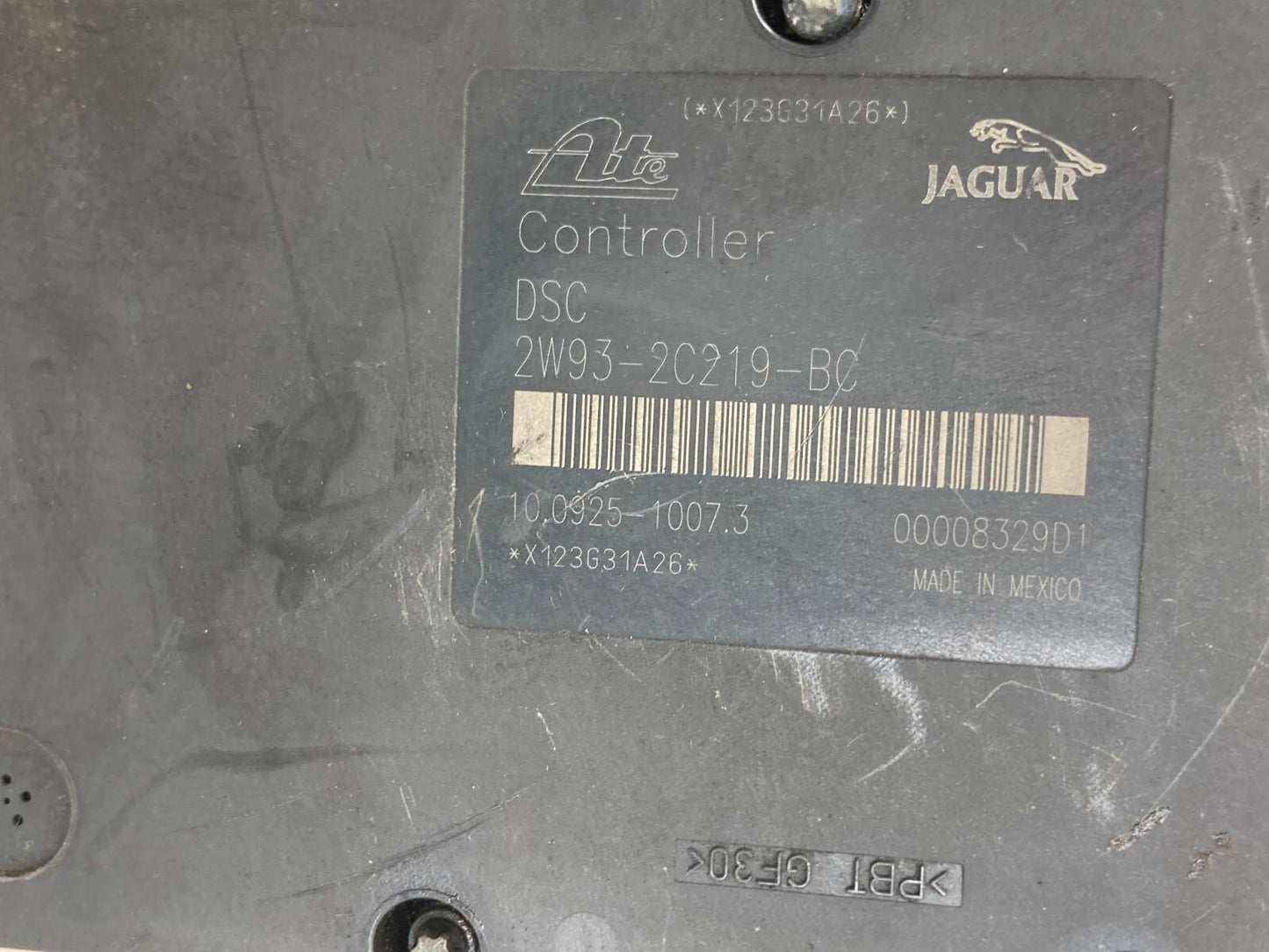 02-05 JAGUAR S-TYPE 3.0L AT RWD ABS ANTI LOCK BRAKE PUMP MODULE 2W93-2C219-BC