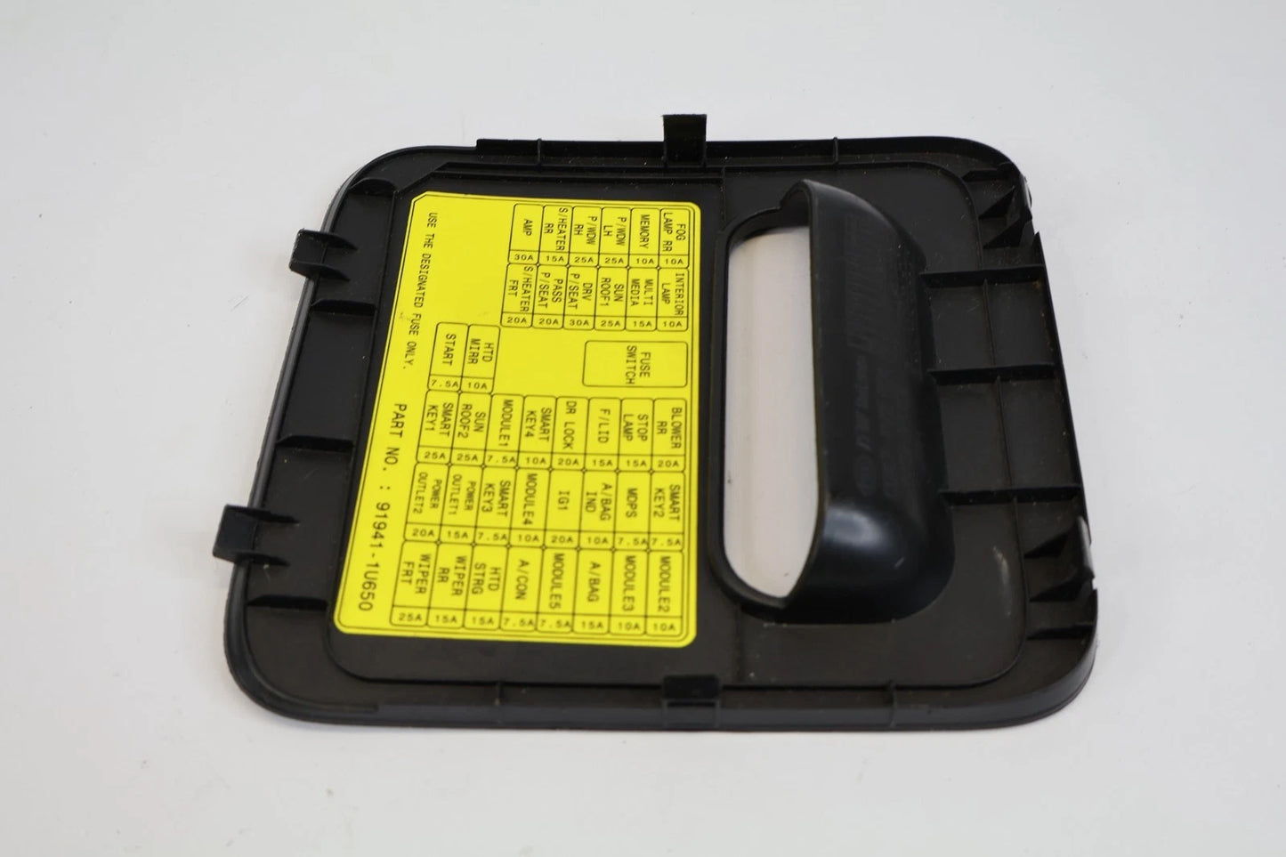 2009-2015 KIA SORENTO DASH FUSE BOX OBD COVER PANEL TRIM LID 84752-2P000 OEM