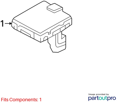 14-16 KIA SOUL TIRE PRESSURE MONITOR SENSOR TPMS CONTROL MODULE 95800-B2000 OEM