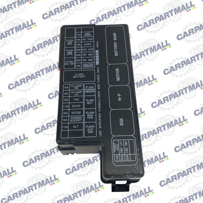 2001-2004 Nissan Pathfinder 3.5L A/T Under Hood Fuse Relay Box Cover Cap OEM