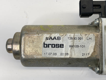 03-11 Saab 9-3 Convertible Rear Left Back Side Door Window Motor 12830391 OEM