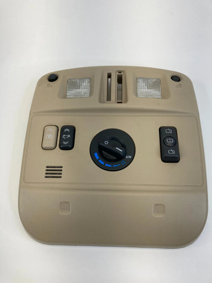 2006-2009 CADILLAC SRX OVERHEAD CONSOLE MAP LIGHT SUNROOF AC SWITCH TAN OEM