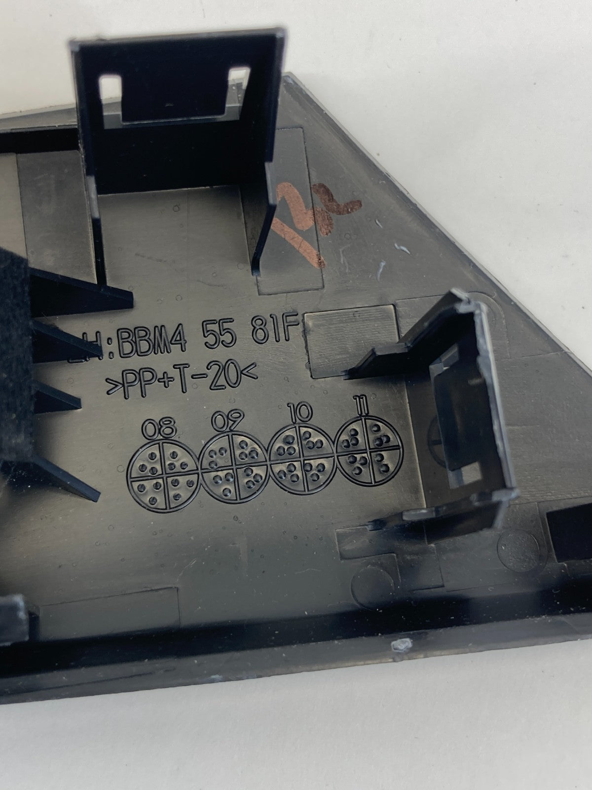 10-13 Mazda 3 Mazda3 Rear Left Door Window Control Switch W/ Bezel BBM4-68-5L6