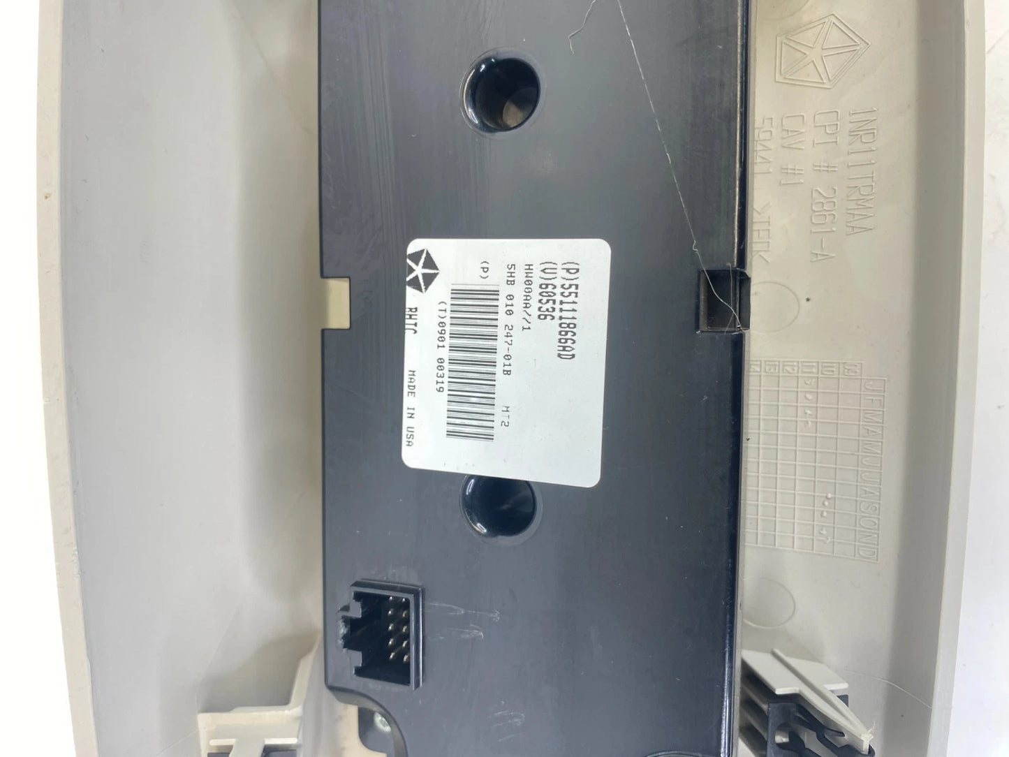 2011-2013 Dodge Durango Rear Zone AC Heater Climate Control Switch 55111866AD