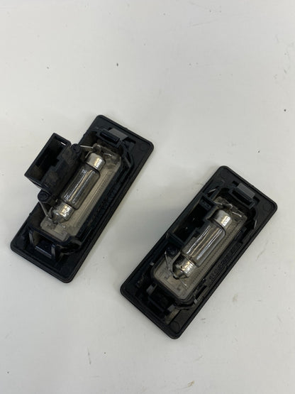 2009-2012 Audi A4 Quattro Rear Trunk Lid License Plate Light Lamp Set Pair OEM