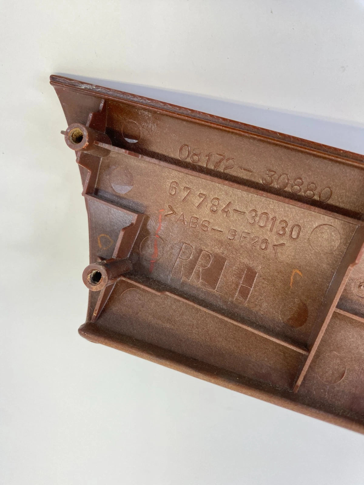 98-05 LEXUS GS300 REAR LEFT DOOR PANEL TRIM MOLDING BEZEL WOOD 67784-30140 OEM