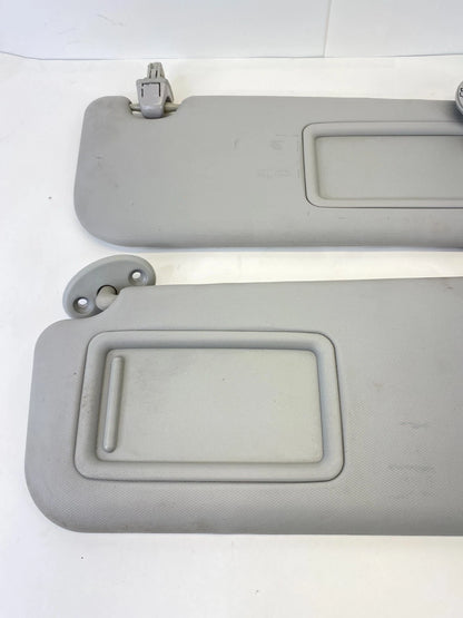 2014-2017 TOYOTA COROLLA LEFT & RIGHT SIDE SUNVISOR SHADE PAIR SET W/ MIRROR OEM