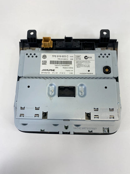 2011-2015 VOLKSWAGEN TOUAREG NAVIGATION DISPLAY RADIO TOUCHSCREEN 7P6-919603 OEM