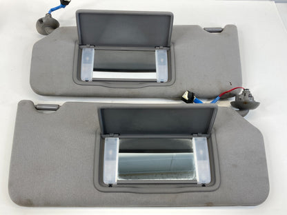 2008-2010 Honda Accord Left & Right Sun Visor Sunvisor Set Shade LH RH Gray OEM