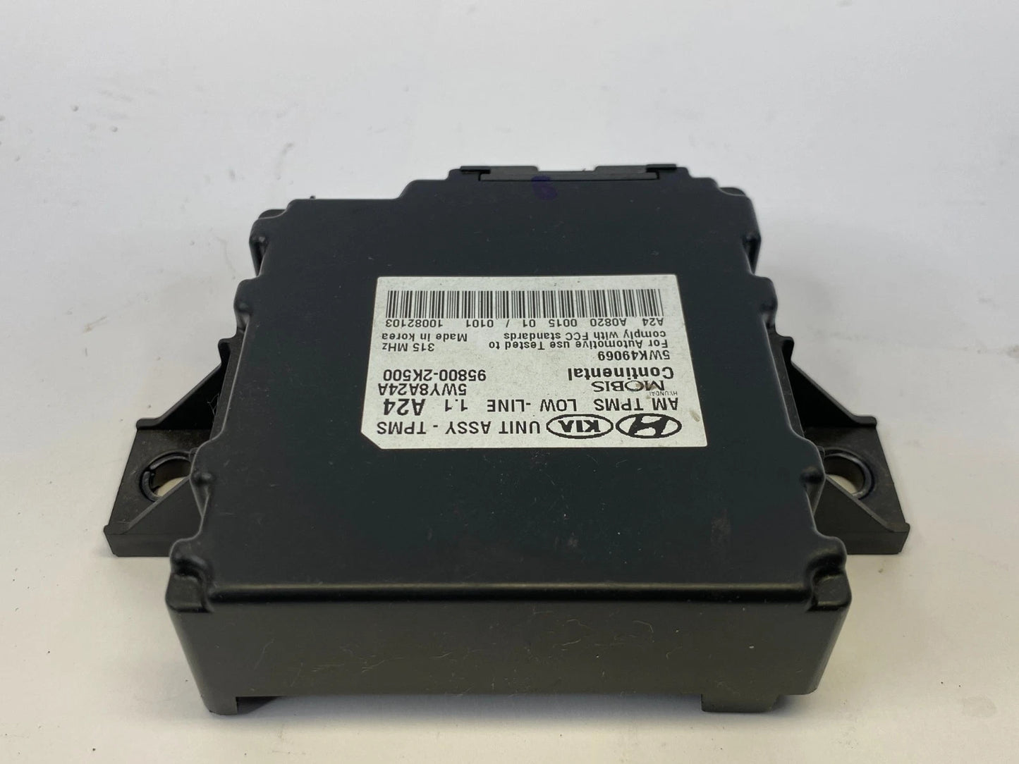 2011-2013 KIA SOUL 2.0L TIRE PRESSURE MONITOR SENSOR MODULE TPMS 95800-2K500 OEM