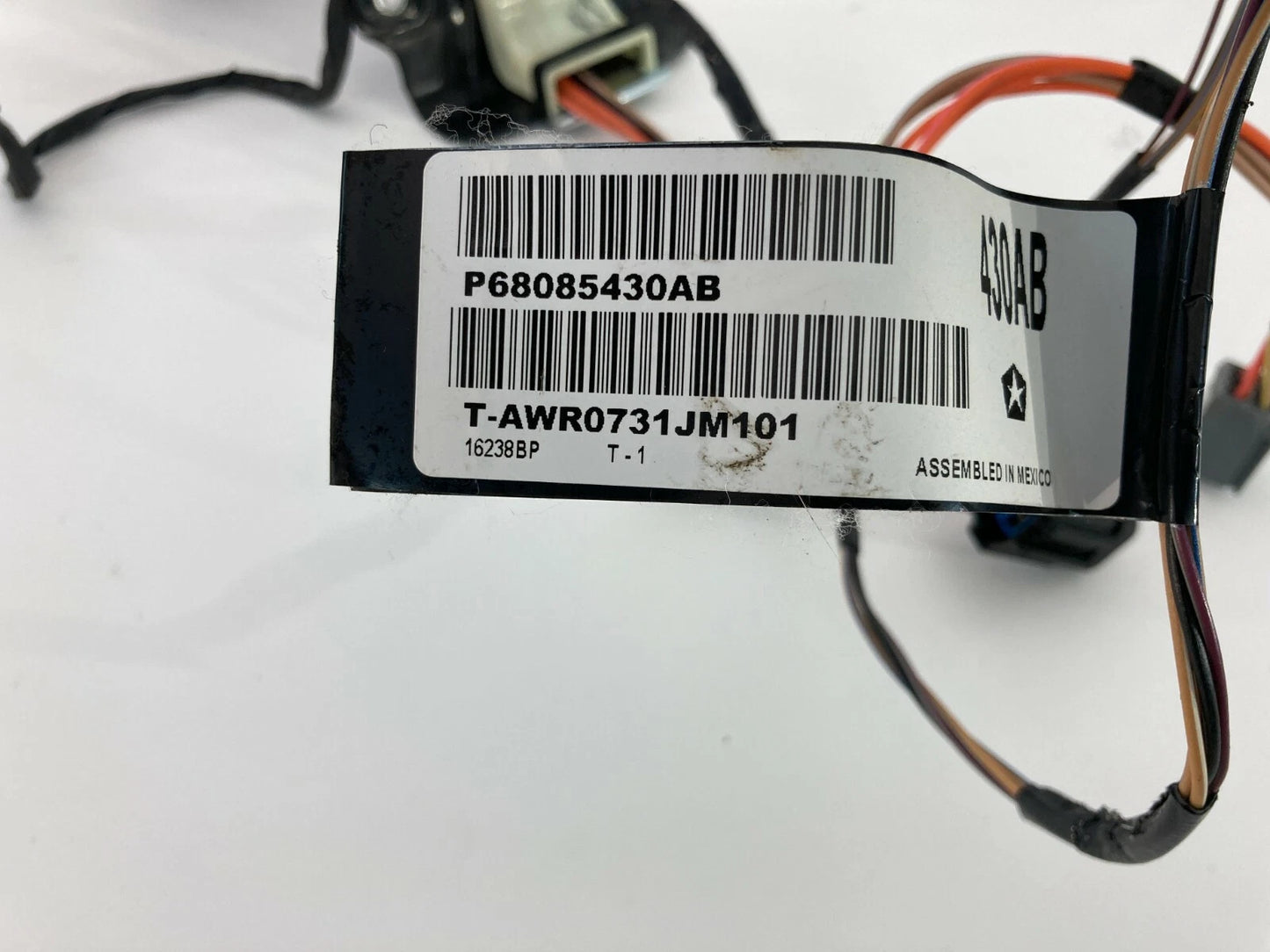 11-14 CHRYSLER 200 SEDAN REAR RIGHT BACK DOOR WIRE WIRING HARNESS 68085430AB RH