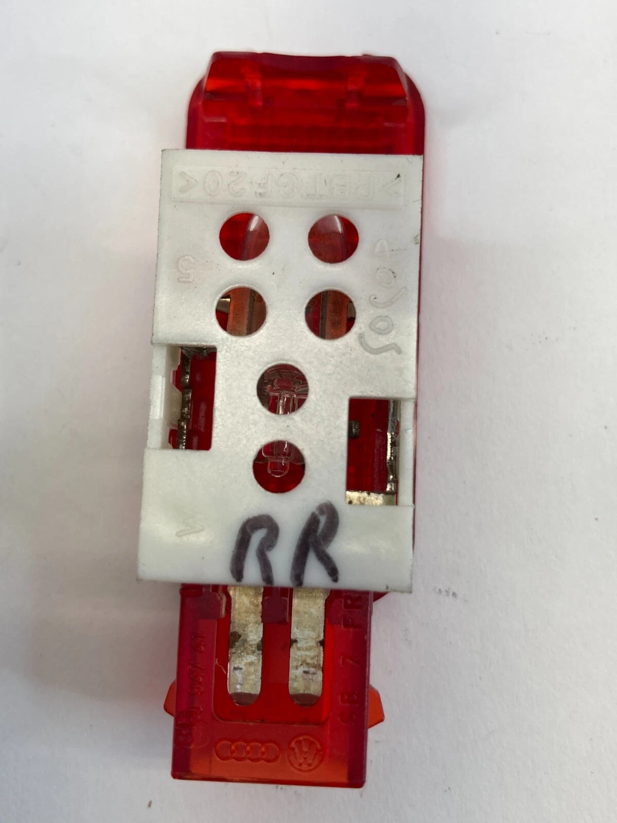 2006-2011 AUDI A6 REAR RIGHT SIDE DOOR PANEL WARNING LIGHT LAMP RED OEM