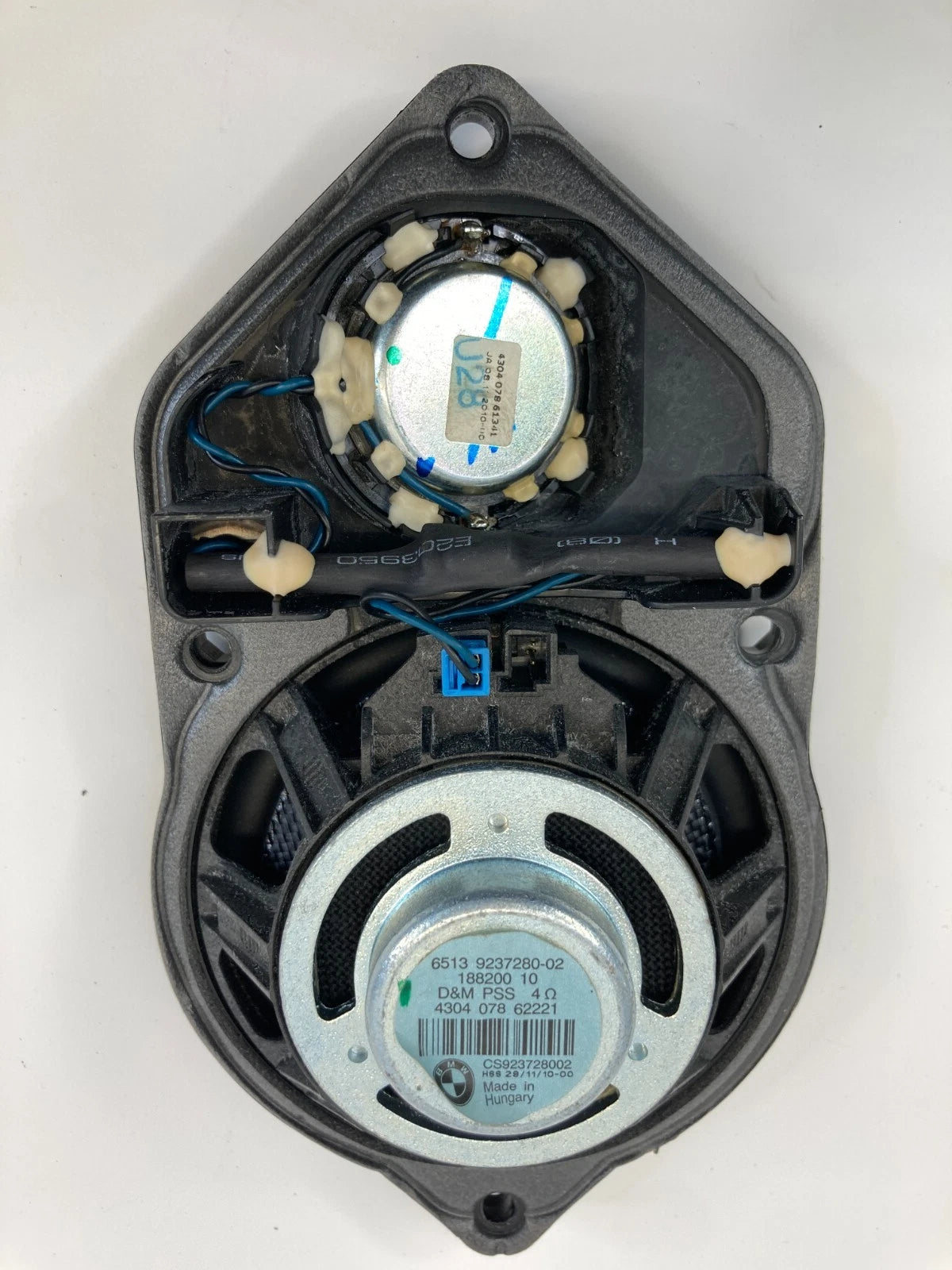 2011-2017 BMW X3 CENTER DASH INSTRUMENT PANEL SPEAKER & TWEETER 6153-9237280 OEM