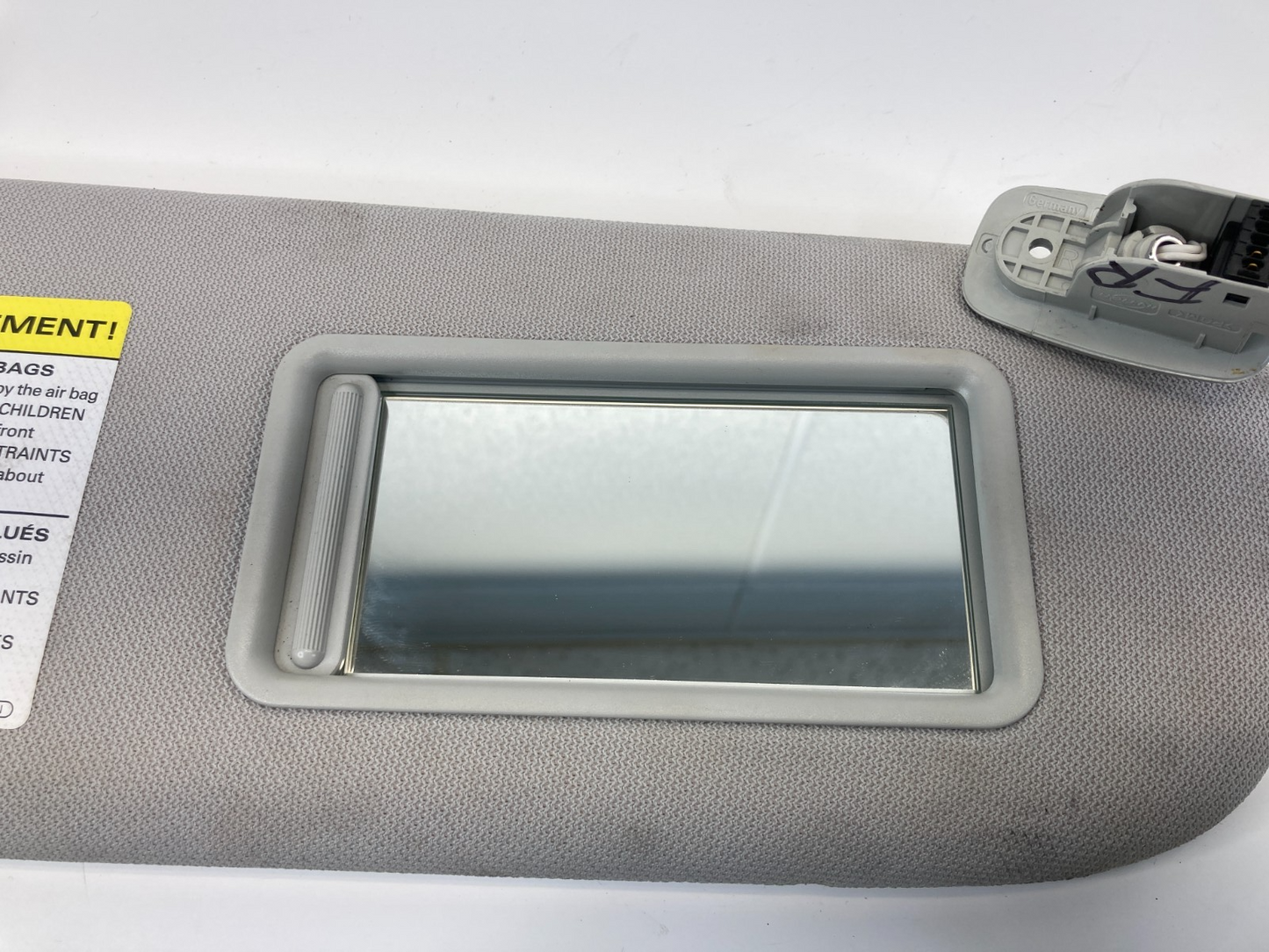 2005-2011 Audi A6 Quattro Roof Right Passenger Sunvisor Sun Visor Shade OEM