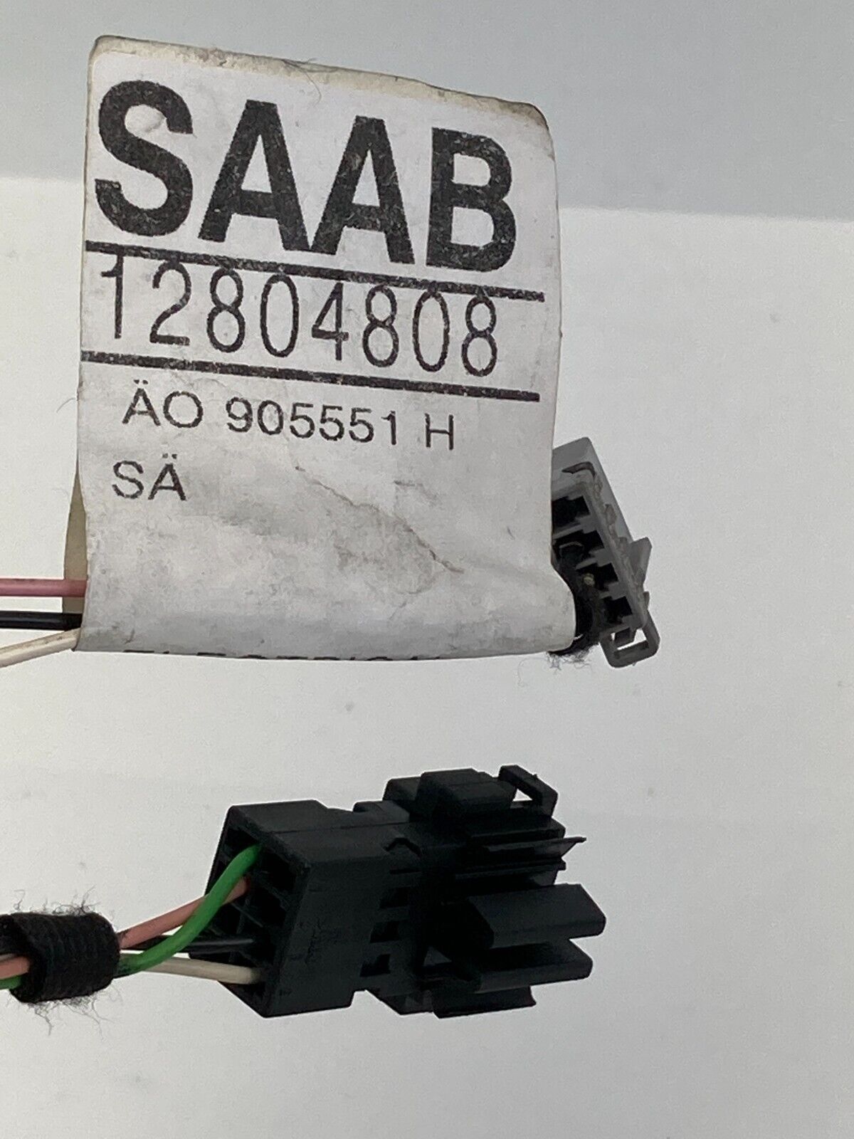 2003-2007 Saab 9-3 Sedan Front Left Side Door Lock Wire Wiring 12804808