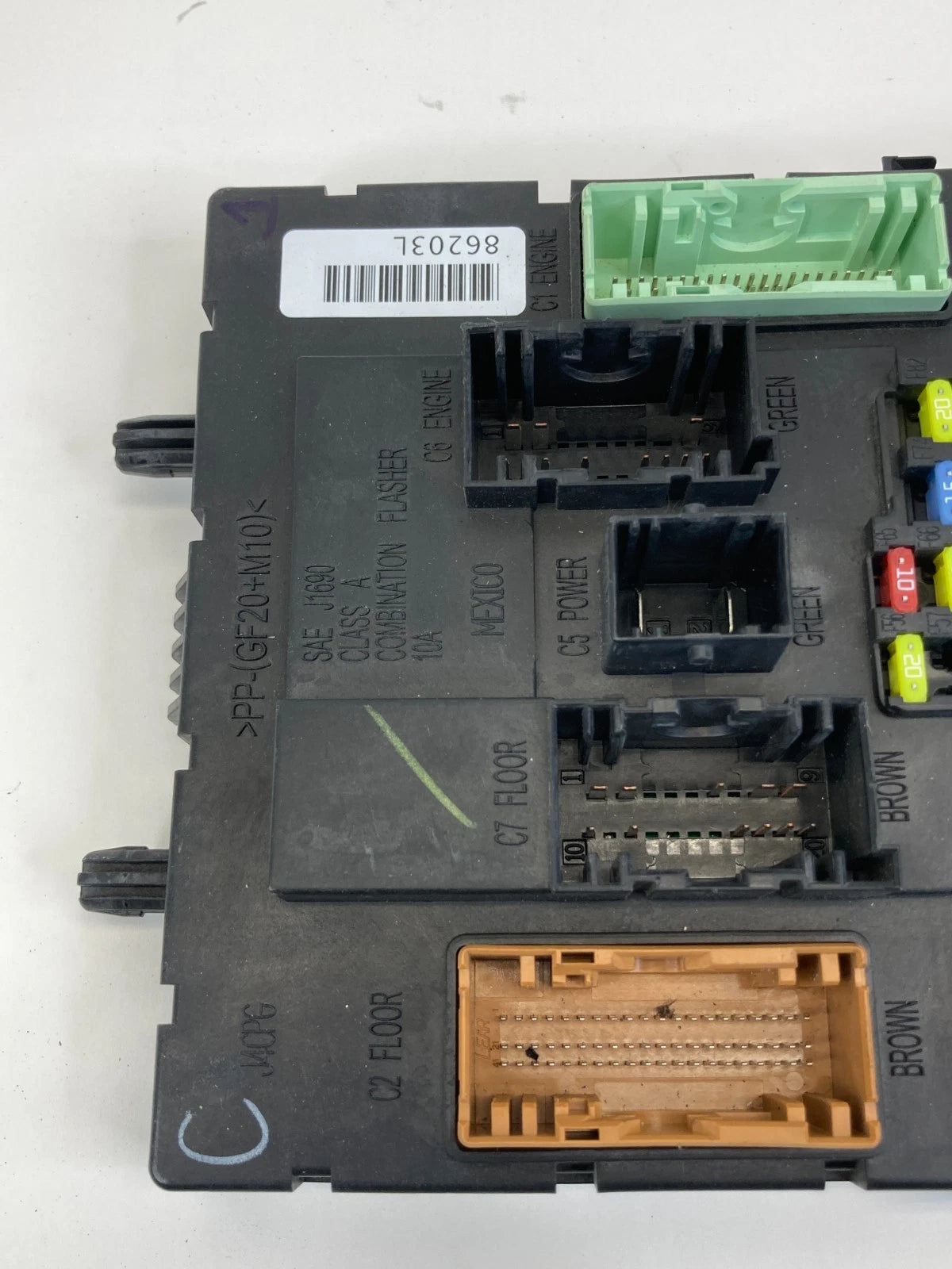 2013-2016 FORD ESCAPE 2.0L BODY CONTROL MODULE INTERIOR FUSE BOX BV6N-14A073-LE