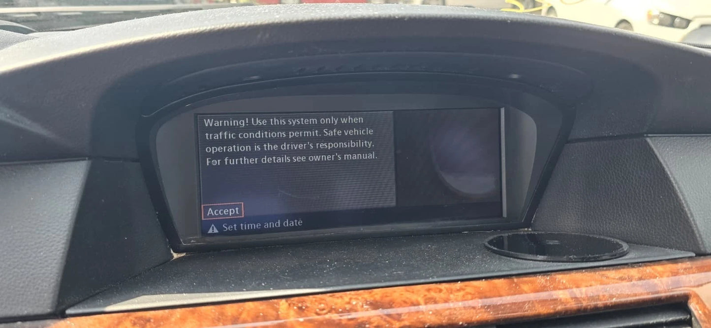 2008 BMW 535XI 2008-2010 535I NAVIGATION RADIO INFO DISPLAY SCREEN 6582-9151979