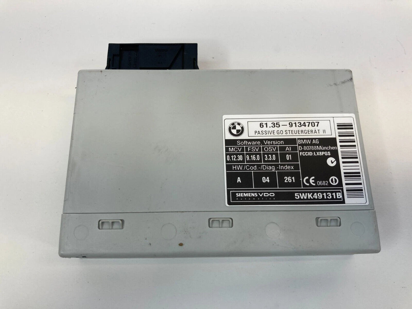 09 BMW 535I XDRIVE 3.0L KEYLESS ENTRY PASSIVE GO CONTROL MODULE 61359134707 OEM