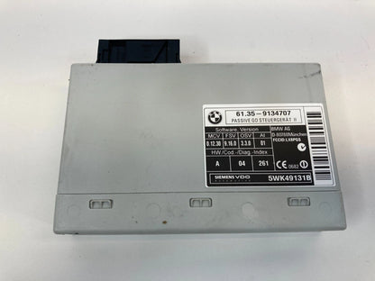 09 BMW 535I XDRIVE 3.0L KEYLESS ENTRY PASSIVE GO CONTROL MODULE 61359134707 OEM