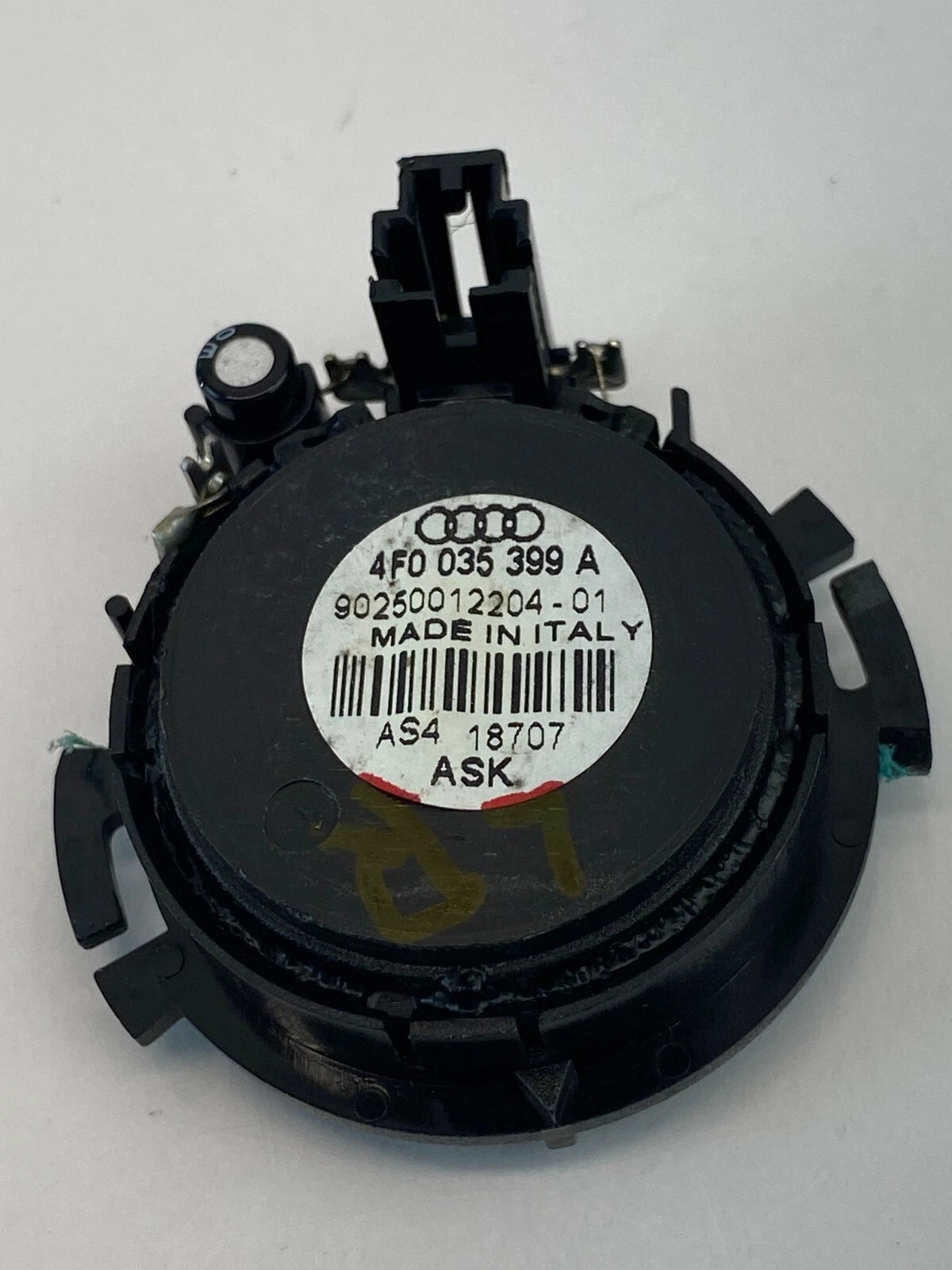 2007-2015 AUDI Q7 REAR LEFT DOOR SOUND SYSTEM AUDIO TWEETER SPEAKER 4F0035399A