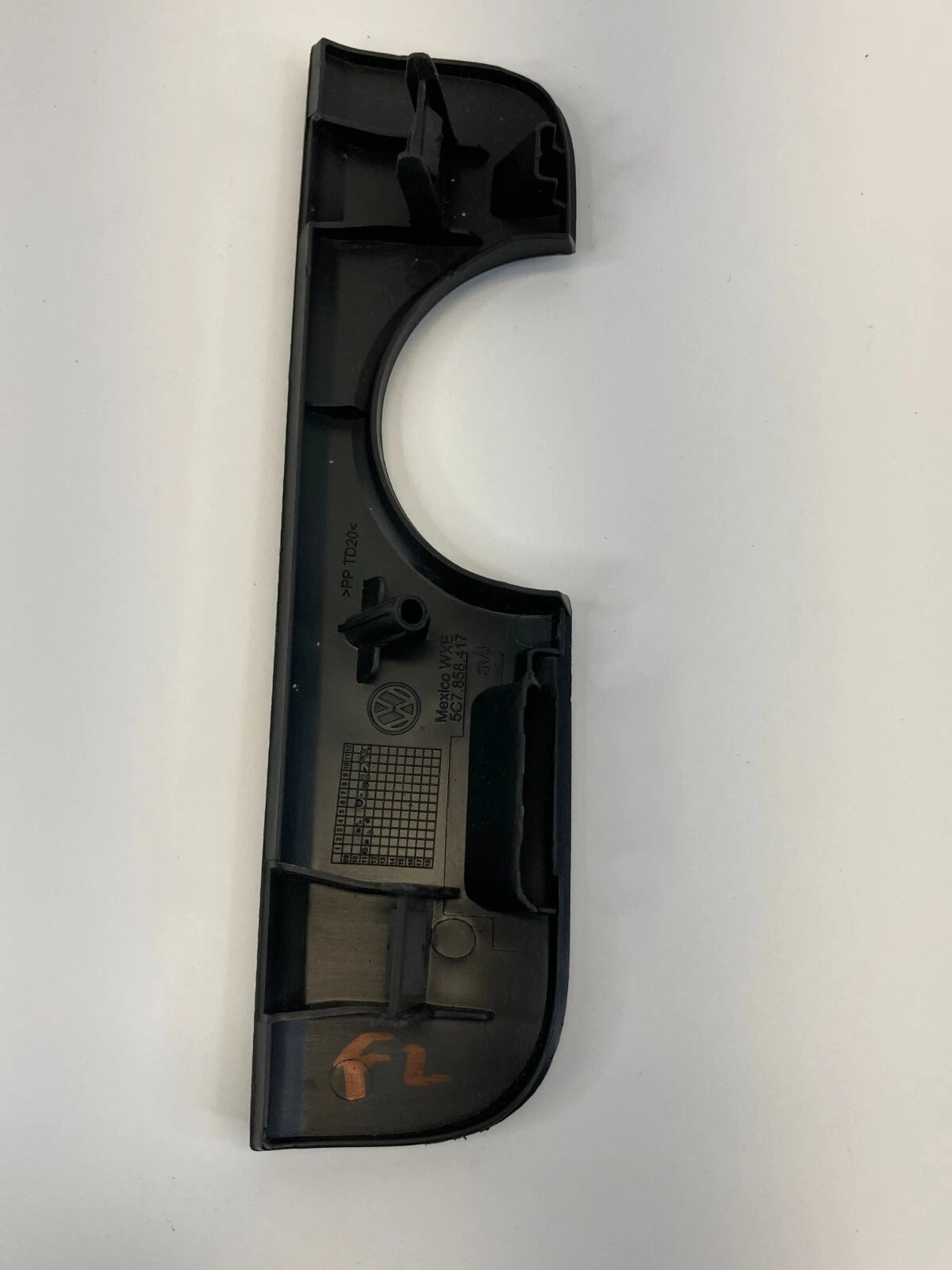 11-14 VOLKSWAGEN JETTA SEDAN FRONT LEFT DASH HEADLIGHT SWITCH BEZEL 5C7-858-417