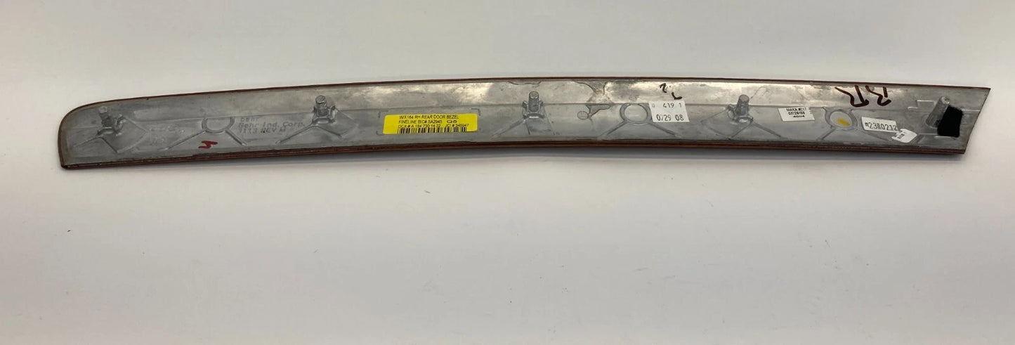 06-11 MERCEDES-BENZ ML350 REAR RIGHT INNER DOOR PANEL TRIM MOLDING 1647301422