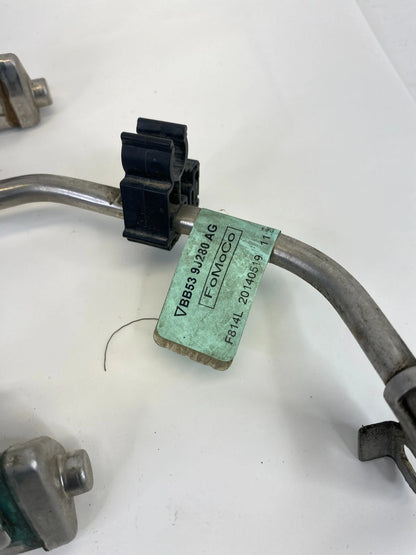 2013-2019 FORD FLEX 3.5L ENGINE FUEL SUPPLY INJECTOR INJECTION RAIL W/ LINE OEM