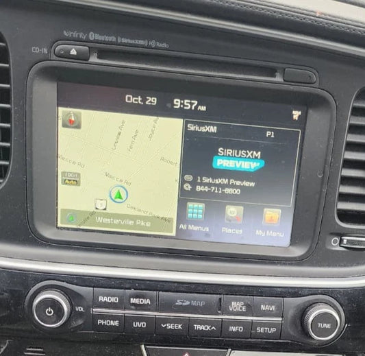 14 15 KIA OPTIMA AM FM CD RADIO RECEIVER DISPLAY SCREEN NAVIGATION 96560-4C102CA