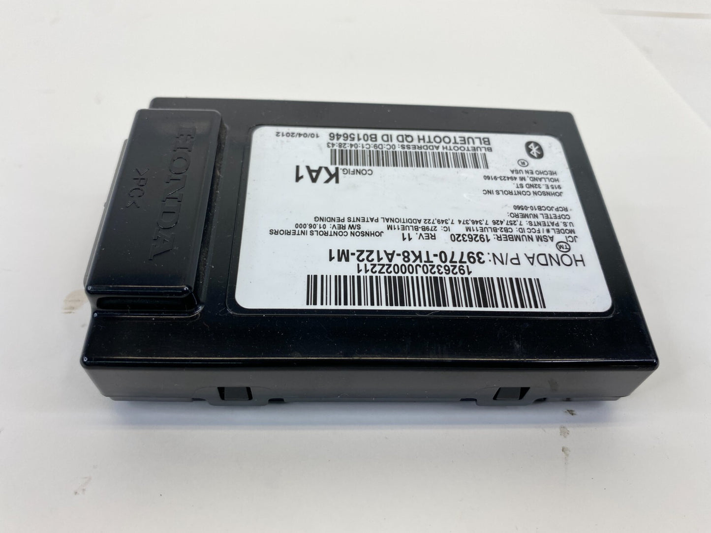 11-13 Honda Odyssey Bluetooth Communication Control Module Unit 39770TK8A122M1