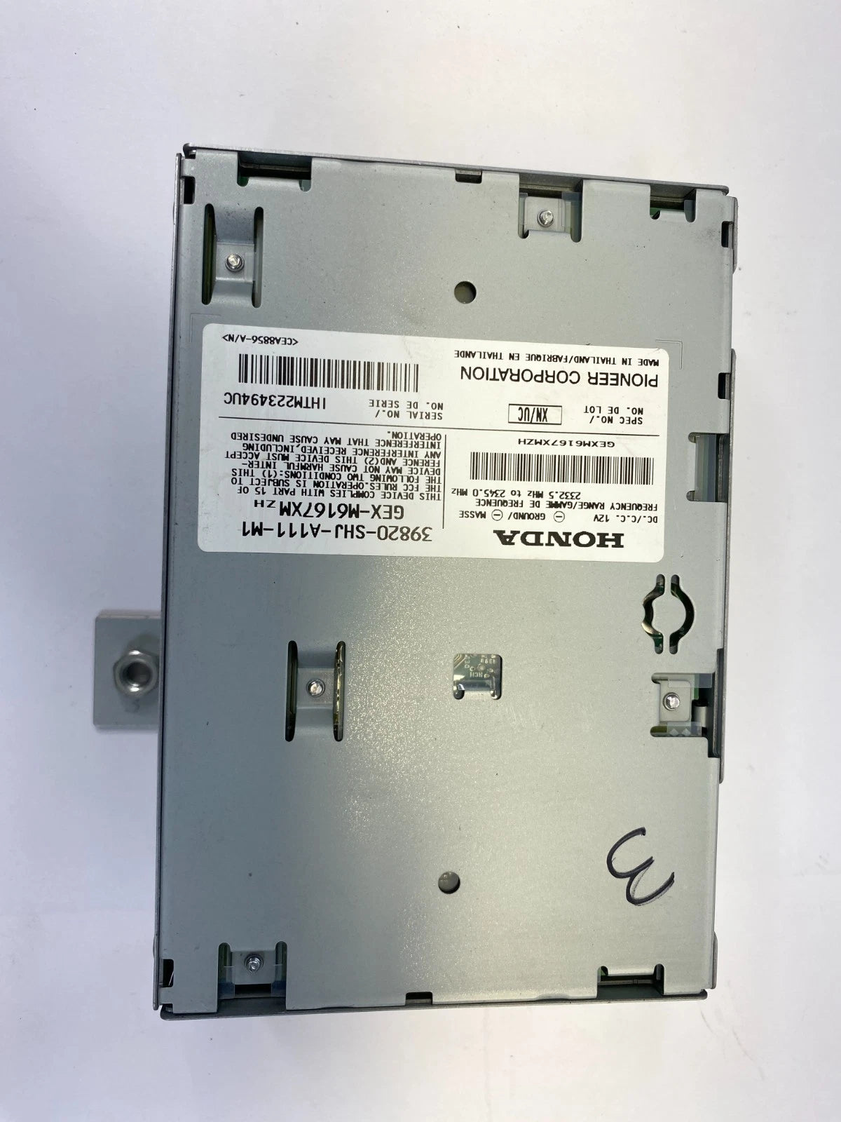2007-2010 HONDA ODYSSEY SATELLITE RADIO RECEIVER INTERIOR 39820-SHJ-A111-M1
